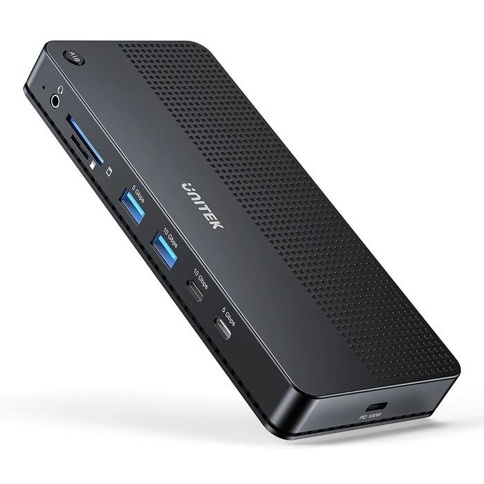 KVM Docking Station Unitek Dual 4K con 100W
