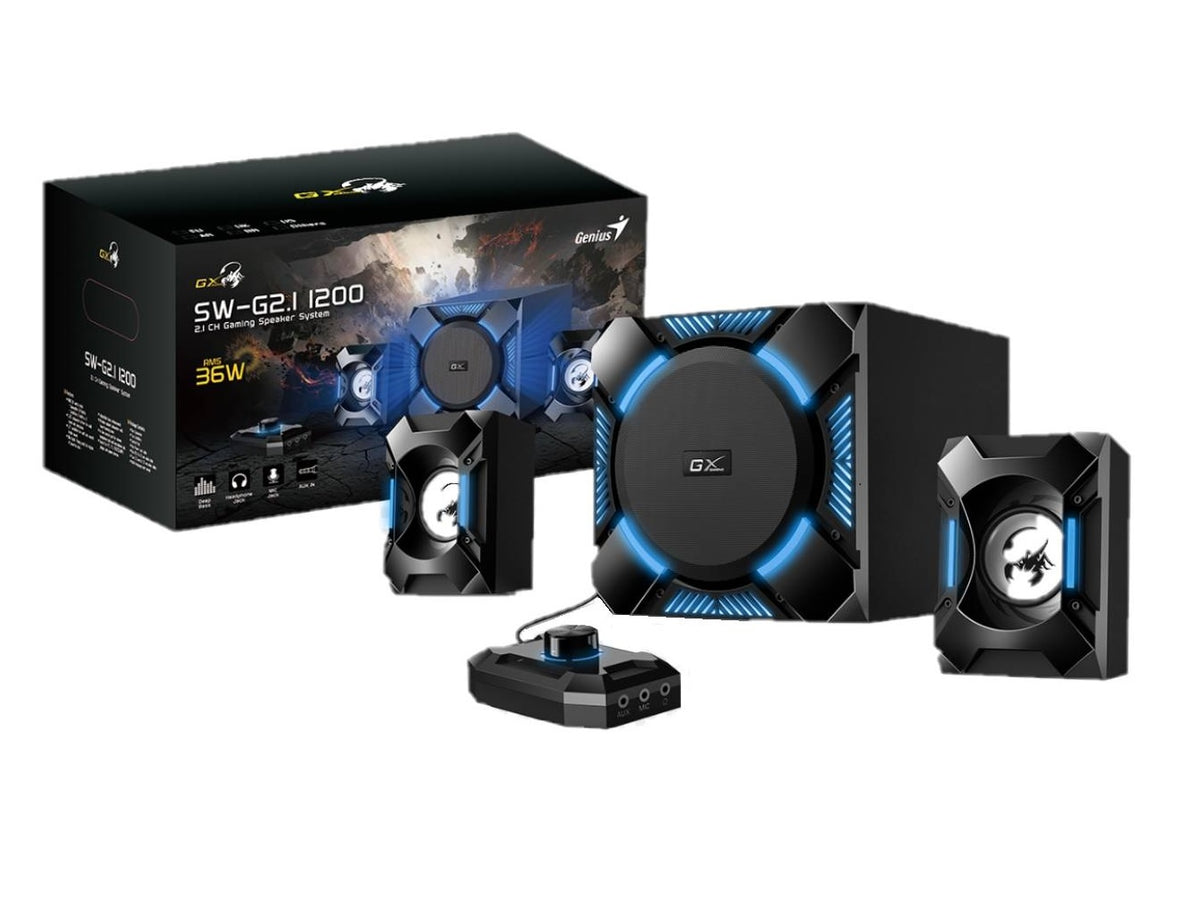 Parlante 2.1 Genius SW-G2.1 1200 36W Gaming