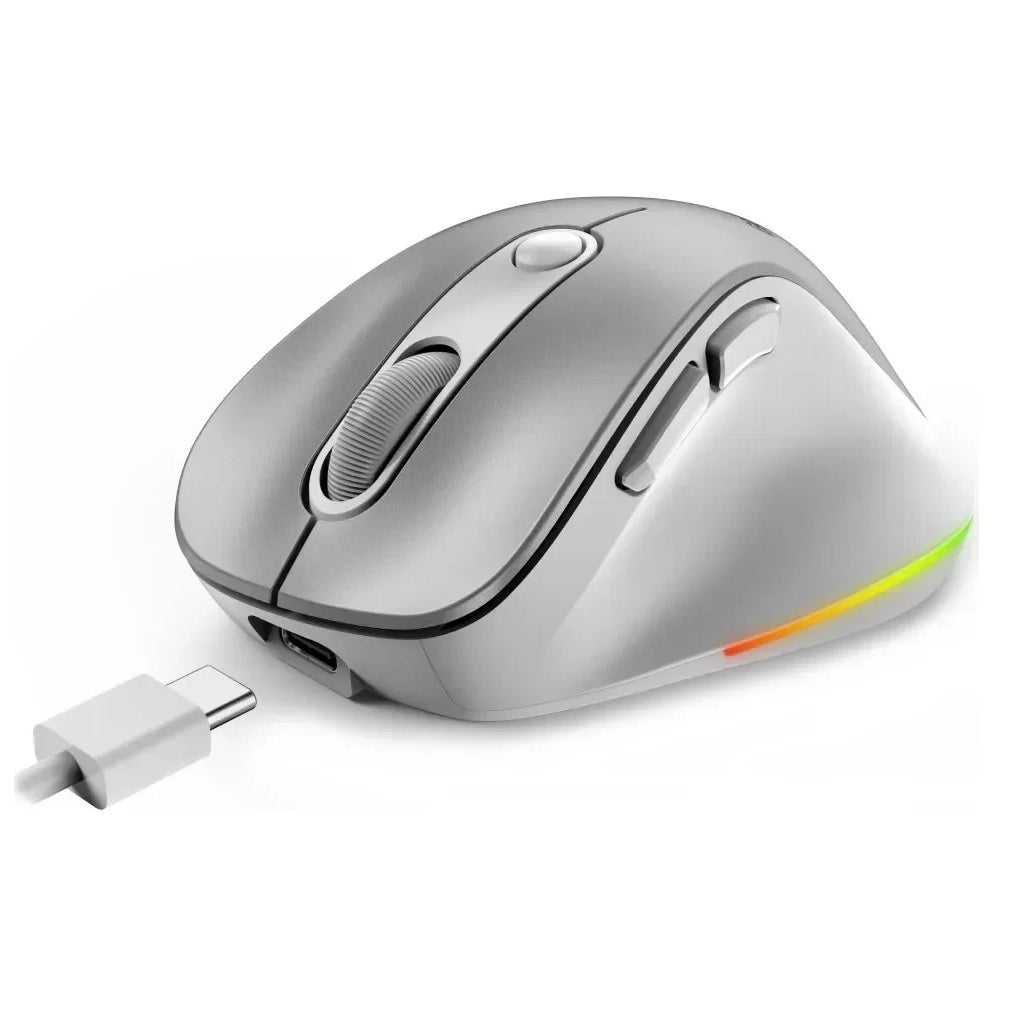 Mouse Genius Ergo 9000S Pro Inalámbrico Bluetooth Blanco