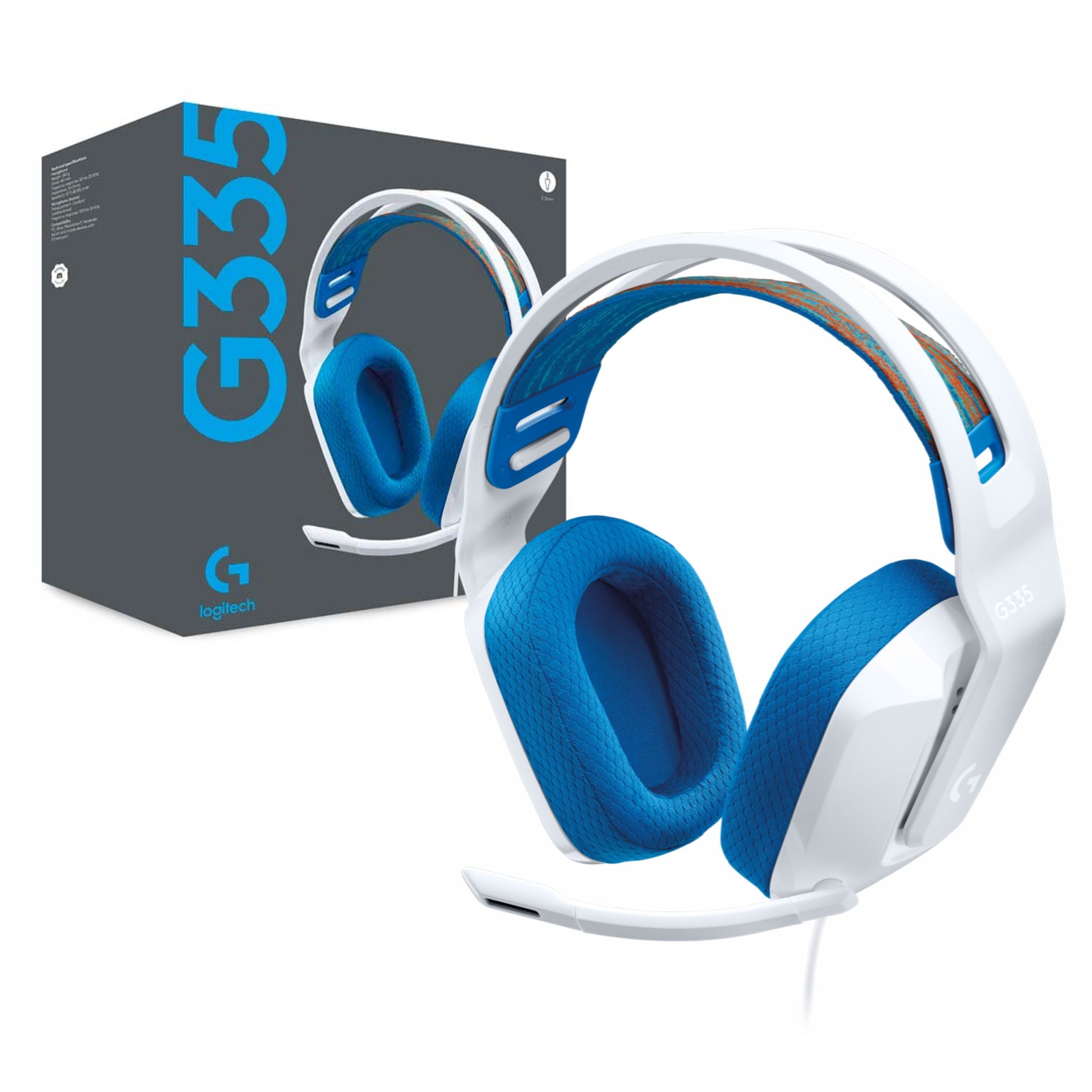 Audífonos Gaming Logitech G335 Blancos