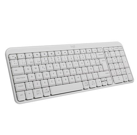 Teclado Logitech K250 Inalámbrico Bluetooth Blanco