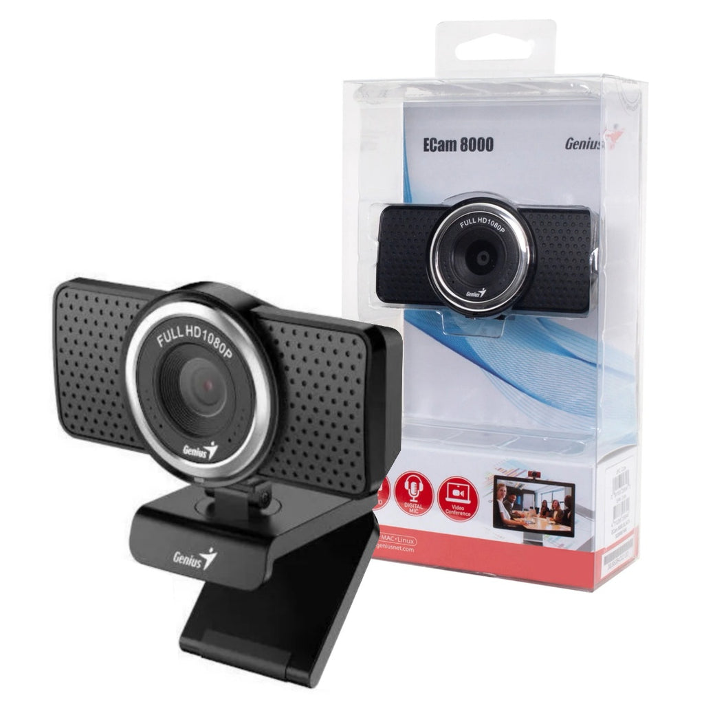Webcam Genius ECam 8000 Full HD 1080p con Micrófono