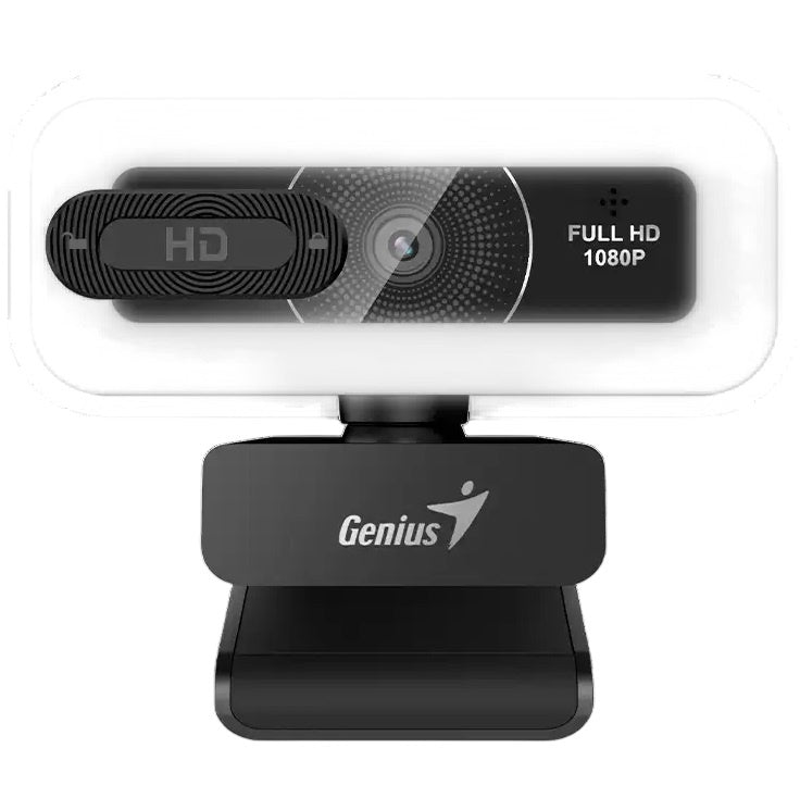 Webcam Genius FaceCam LIGHT Full HD 1080p con LED y Micrófono
