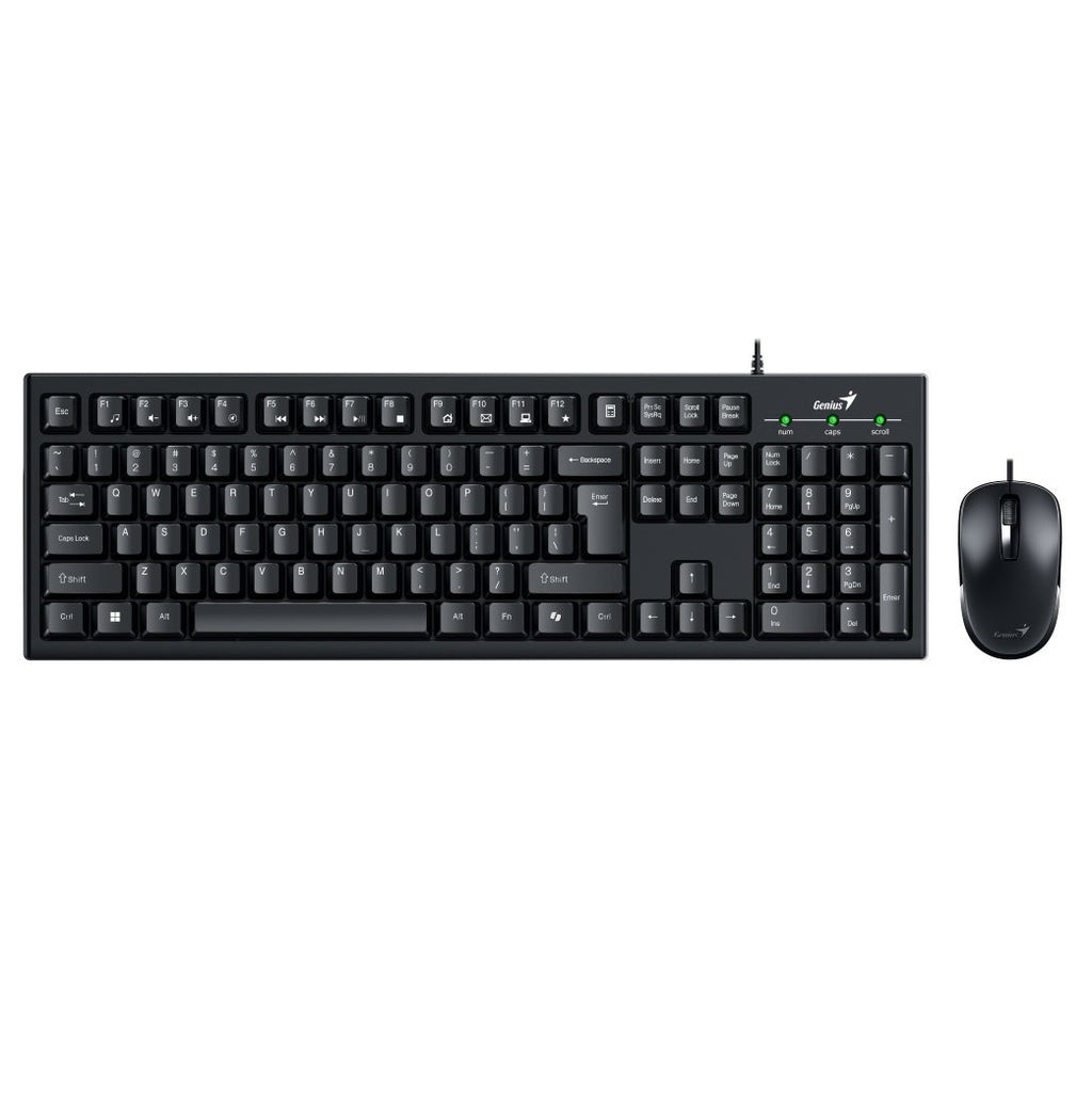 Combo Genius KM-100SE Teclado y Mouse USB Negro
