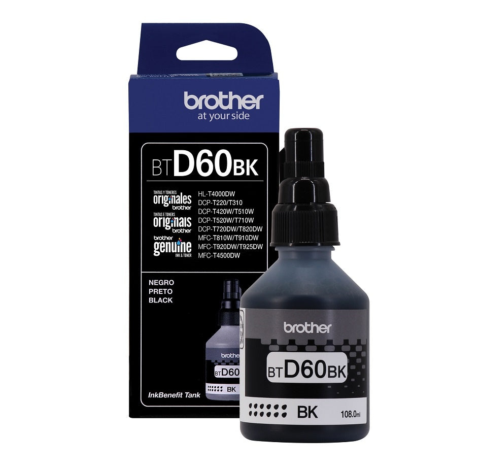 Botella de Tinta Brother BTD60BK Negra