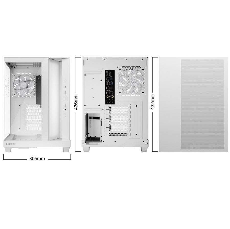 Gabinete be quiet! Light Base 500 LX ATX Blanco ARGB