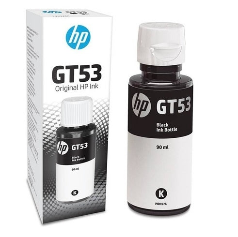 Botella de Tinta Original HP GT53 Negra 90ml
