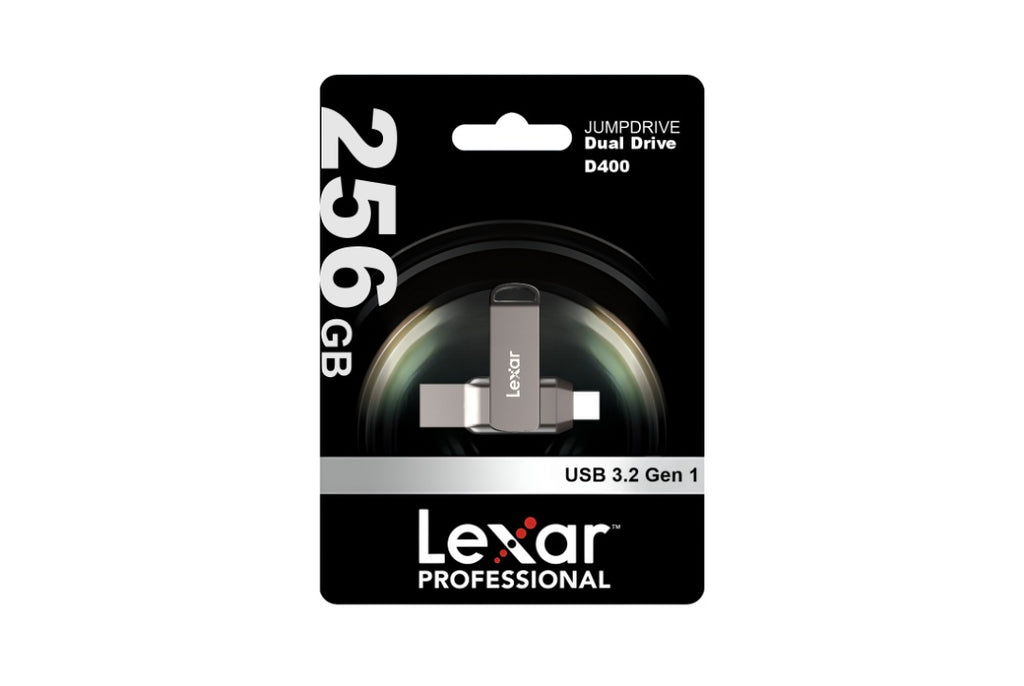 Pendrive Lexar JumpDrive D400 256GB USB 3.2 Dual