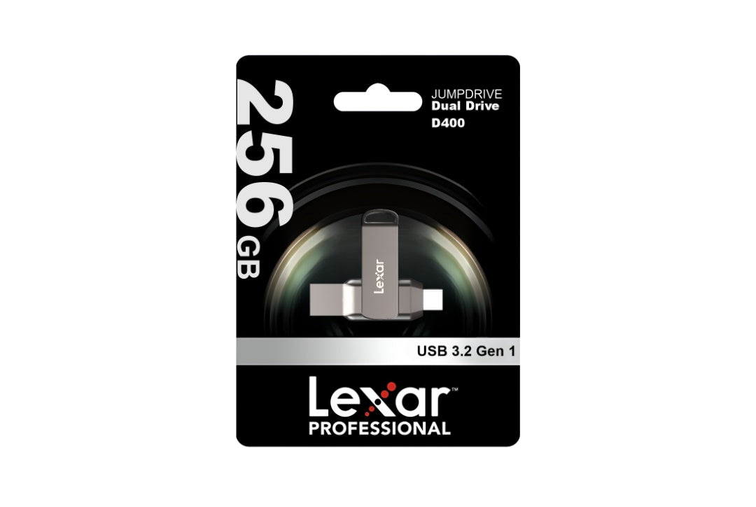 Pendrive Lexar JumpDrive D400 256GB USB 3.2 Dual