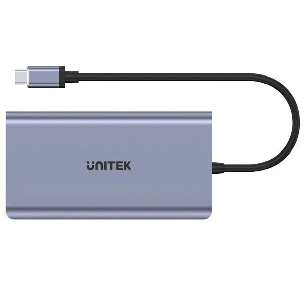 HUB USB-C Unitek 8 en 1 5Gbps PD 100W