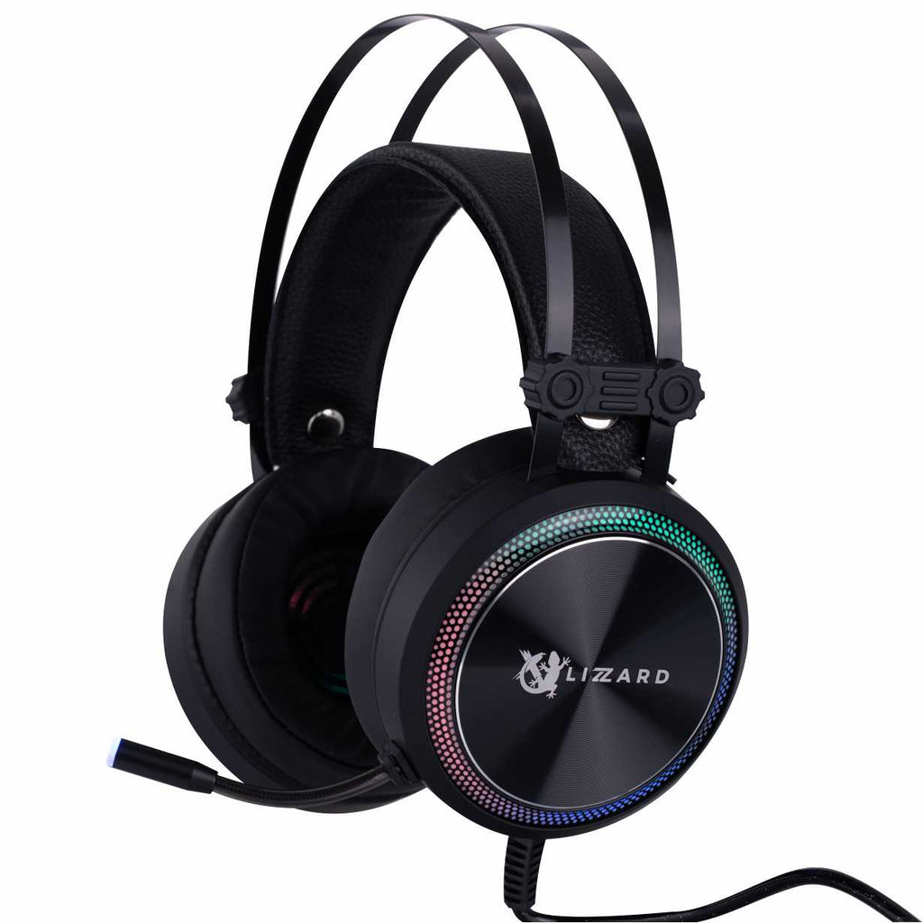 Audífonos Gaming X Lizzard XZZ-HP-03 RGB con Micrófono