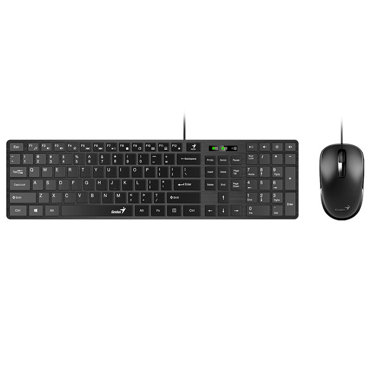 Combo Teclado y Mouse Genius SlimStar C126 USB Negro