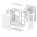 Gabinete DeepCool CG580 4F V2 ATX Paneles de Vidrio Blanco