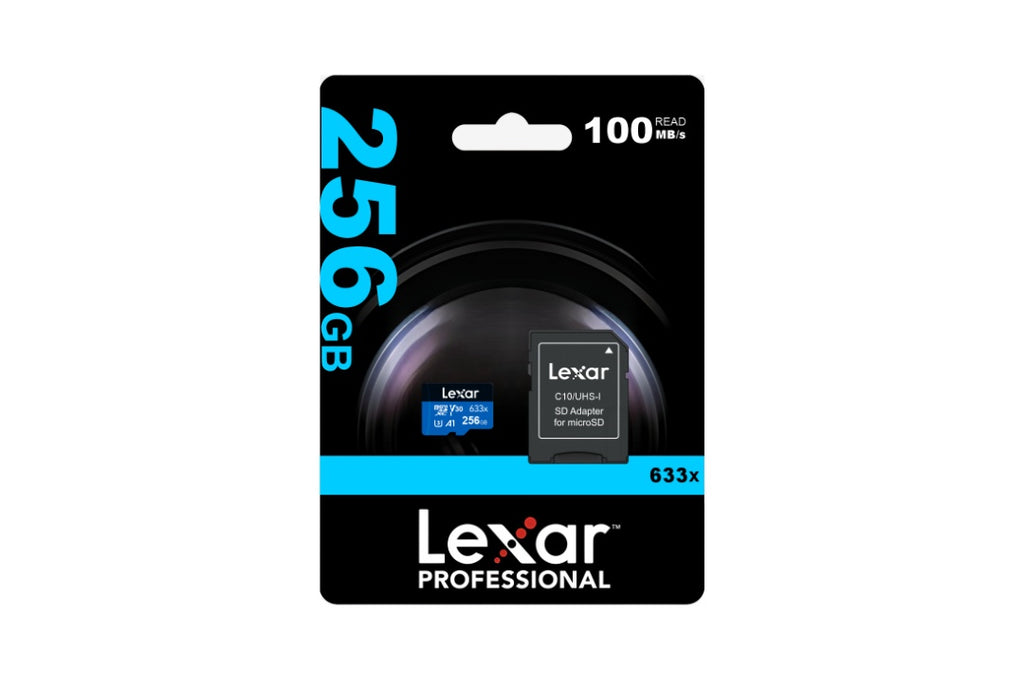 Memoria microSDXC Lexar 256GB 633x UHS-I Blue