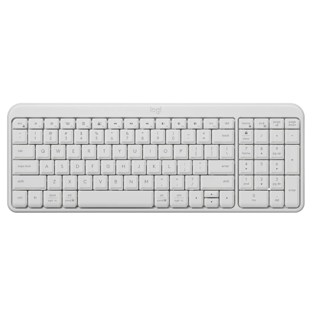Teclado Logitech K250 Inalámbrico Bluetooth Blanco