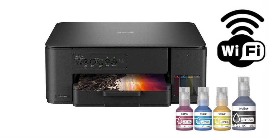 Impresora Multifunción Brother DCP-T430W Sistema Continuo Wi-Fi