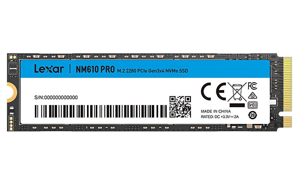 Disco SSD Lexar NM610PRO 1TB NVMe PCIe Gen3x4 M.2 2280