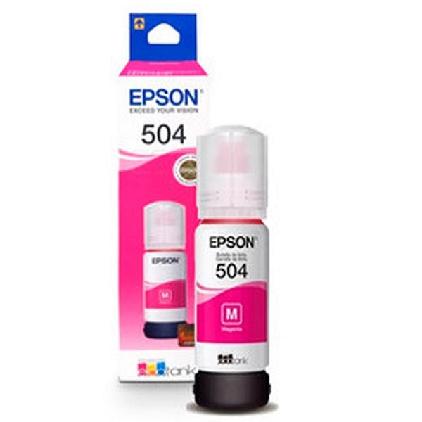 Botella de Tinta Original Epson T504220 Magenta