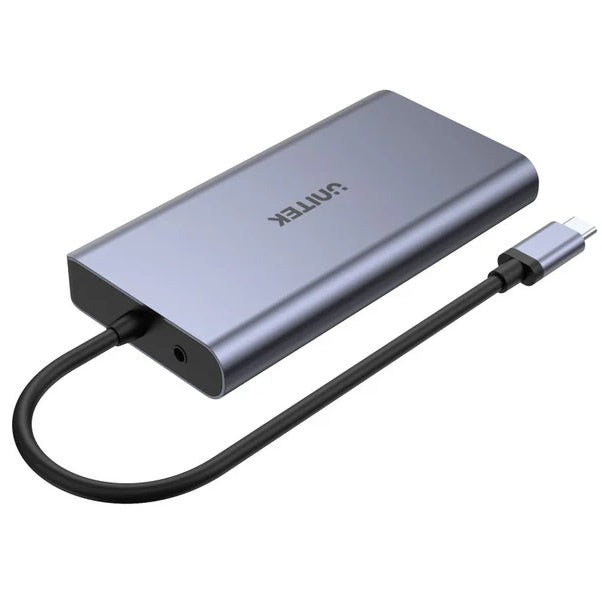 HUB USB-C Unitek 8 en 1 5Gbps PD 100W