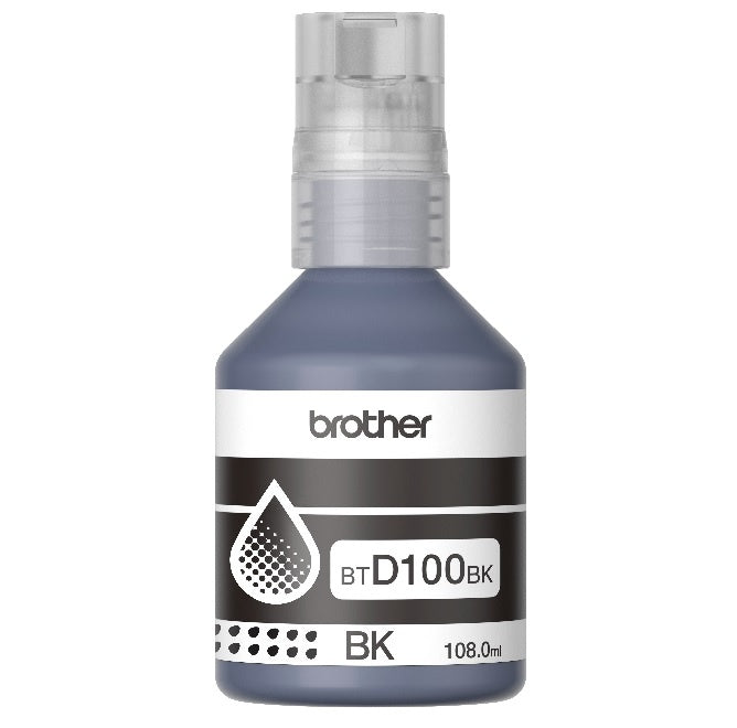 Botella de Tinta Brother BTD100BK Negra