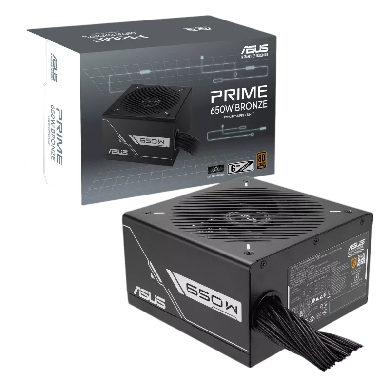 Fuente Asus Prime 650B Black 80 Plus Bronze