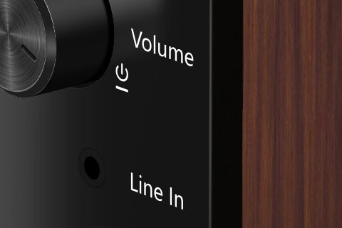 Parlante Genius SW-2.1 350 15W RMS Madera