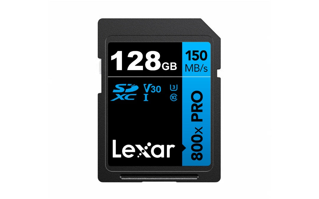 Memoria SDXC Lexar 800X Pro 128GB 150MB/s Blue Series