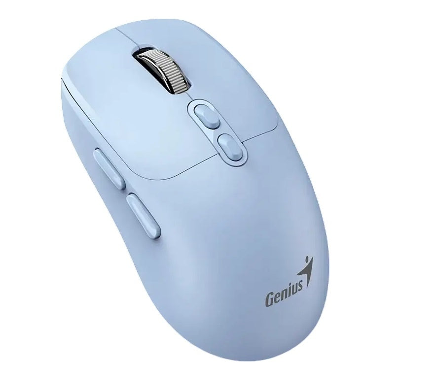 Mouse Genius NX-8080S Bluetooth Silencioso Azul