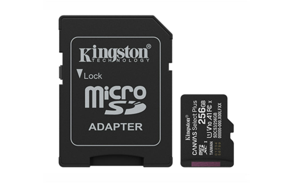 Memoria MicroSD Kingston Canvas Select Plus 256GB Clase 10
