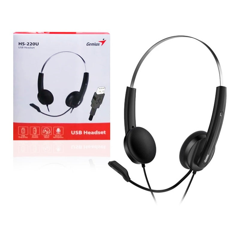 Audífonos Genius HS-220U USB-C
