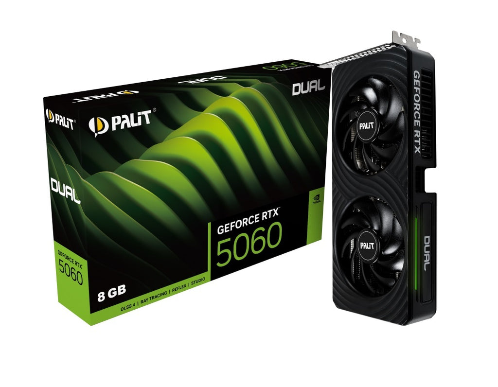 Tarjeta de Video Palit RTX 5060 Dual 8GB GDDR7