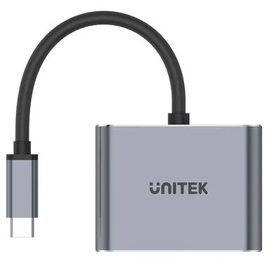HUB USB-C Unitek Dual Display 4K PD 100W