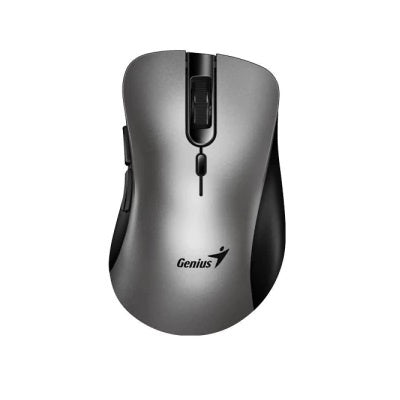Mouse Genius Ergo 8100S AI Inalámbrico plateado