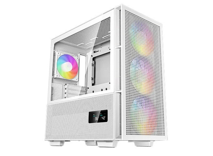 Gabinete DeepCool CH560 Digital ATX Flujo de Aire Blanco