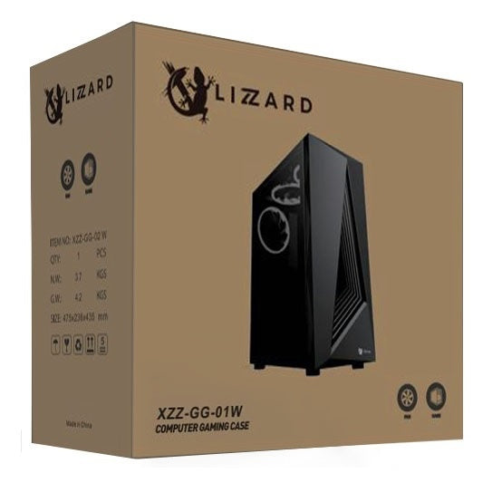 Gabinete X-Lizzard CA-037 ATX 3 Fans RGB