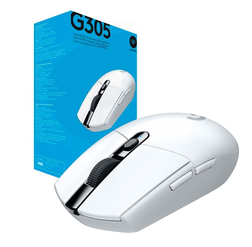 Mouse Logitech G305 LIGHTSPEED Inalámbrico Blanco