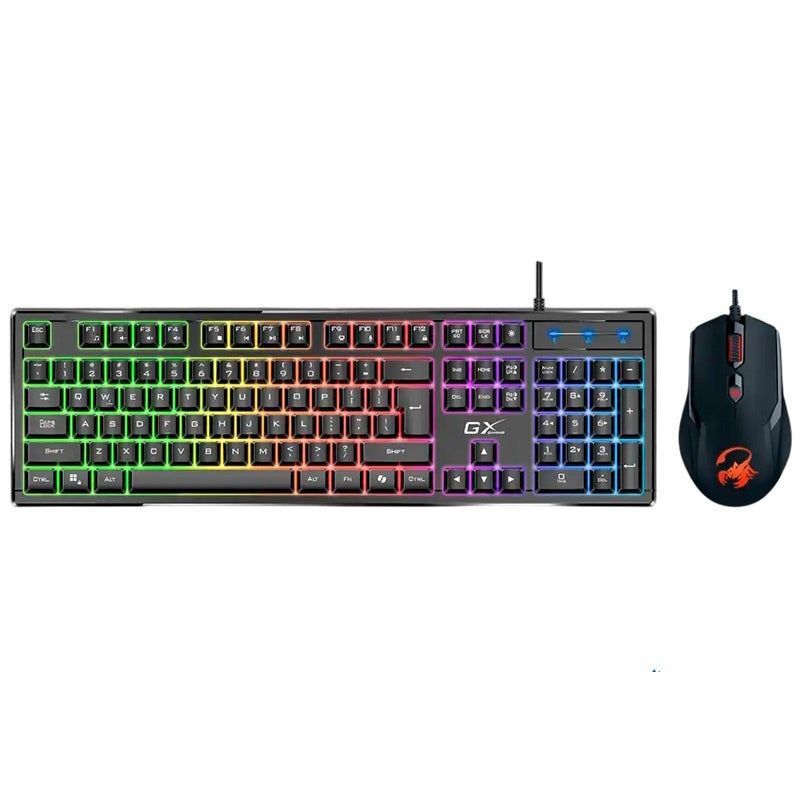 Combo Teclado y Mouse Genius Scorpion KM-GX6 RGB