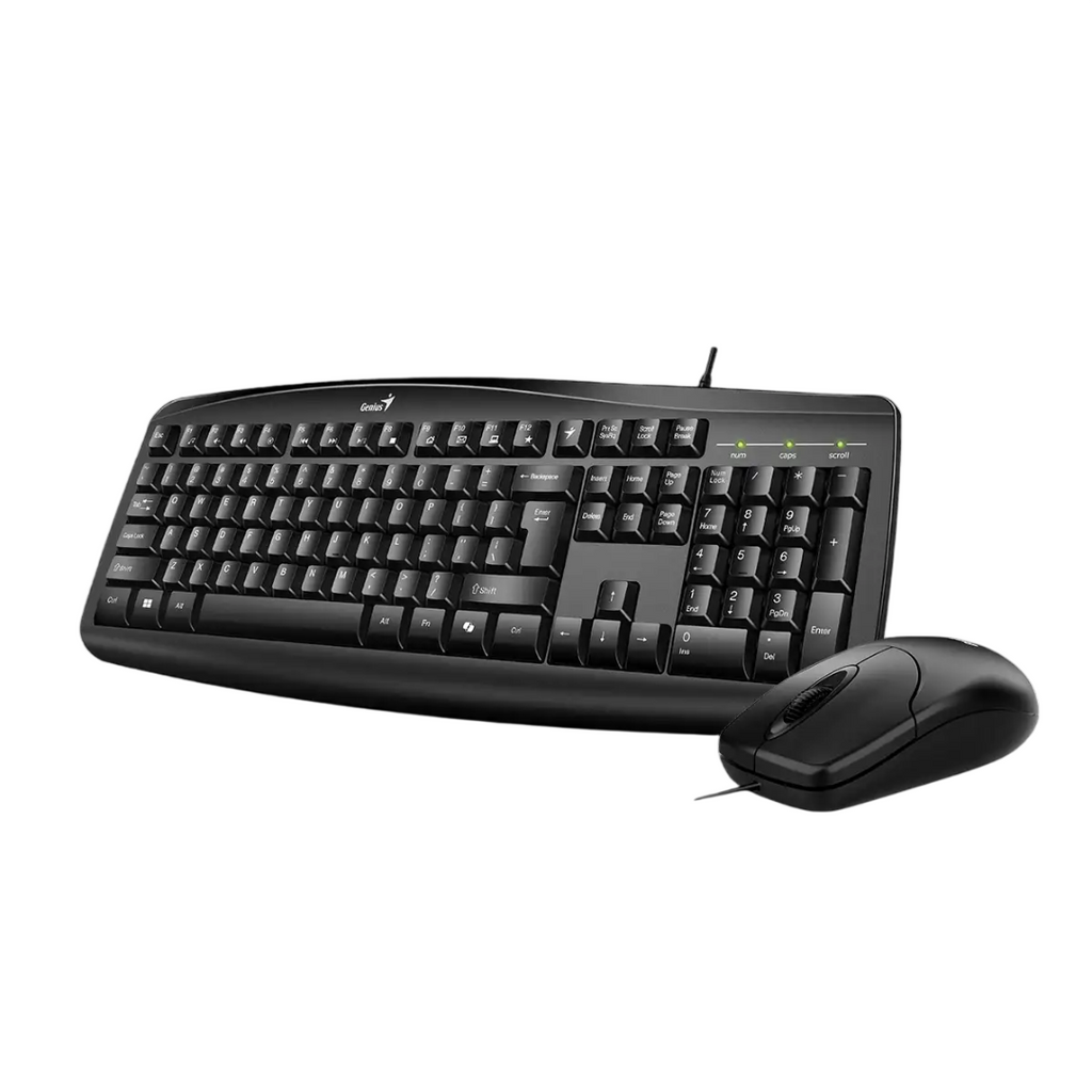 Combo Teclado y Mouse Genius KM-200 USB Negro