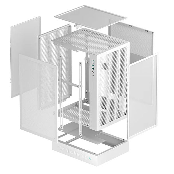 Gabinete DeepCool CH170 Digital ITX Vertical Blanco