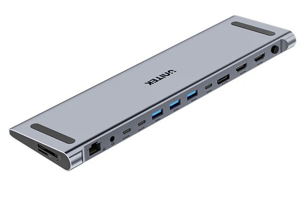 Docking Station Unitek Triple 4K KVM 15 en 1