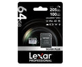 Memoria microSDXC Lexar Professional 64GB Silver Plus