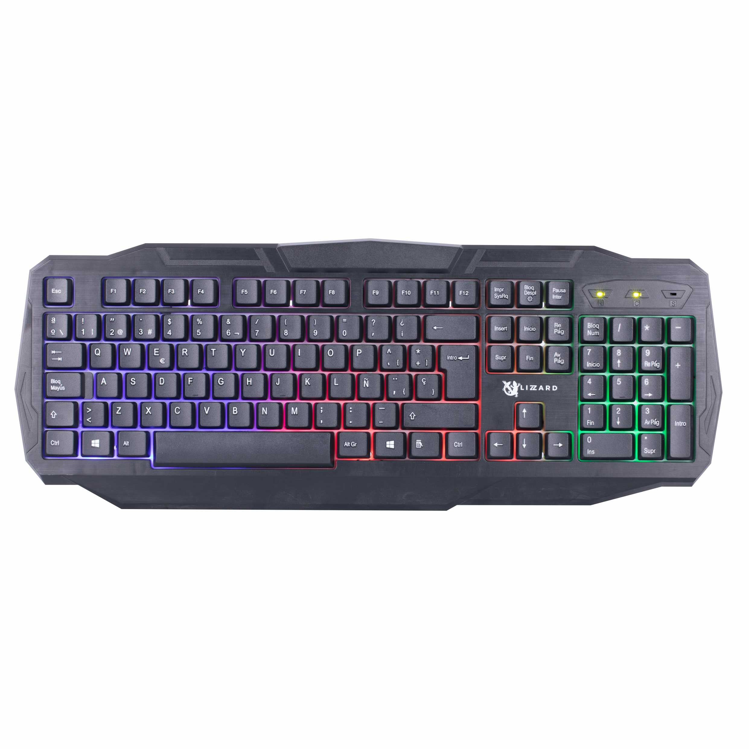 Teclado Gamer X Lizzard XZZ-TE-01 RGB Español USB