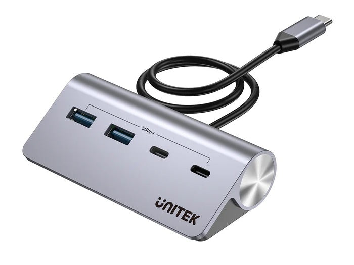 HUB USB-C Unitek 4 Puertos 5Gbps