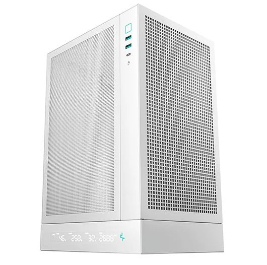 Gabinete DeepCool CH170 Digital ITX Vertical Blanco