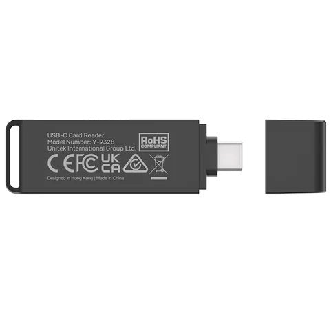 Lector de memoria Unitek Y-9328 Triple Slot USB-C 3.0