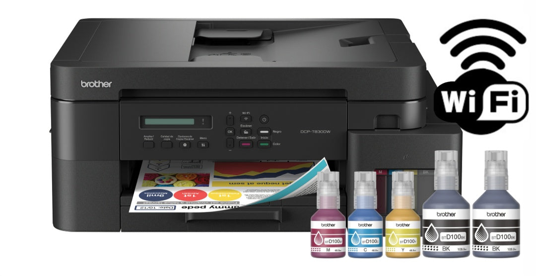 Impresora Multifunción Brother DCP-T830DW Wi-Fi Dúplex