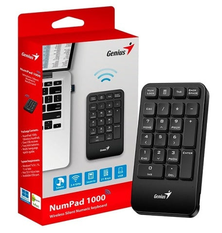 Teclado Genius NumPad 1000 Inalámbrico