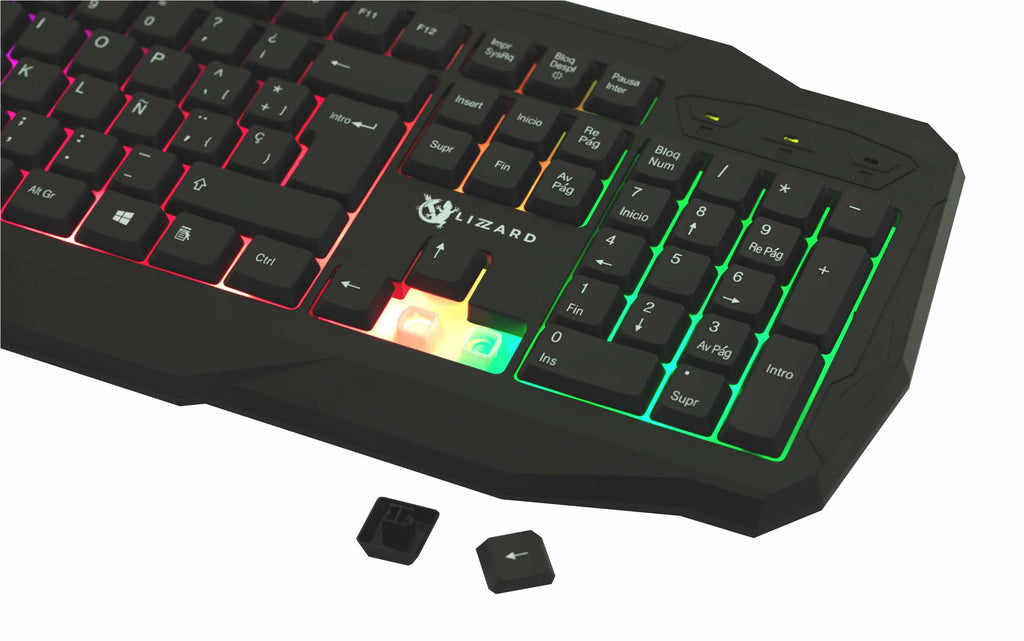 Teclado Gamer X Lizzard XZZ-TE-01 RGB Español USB