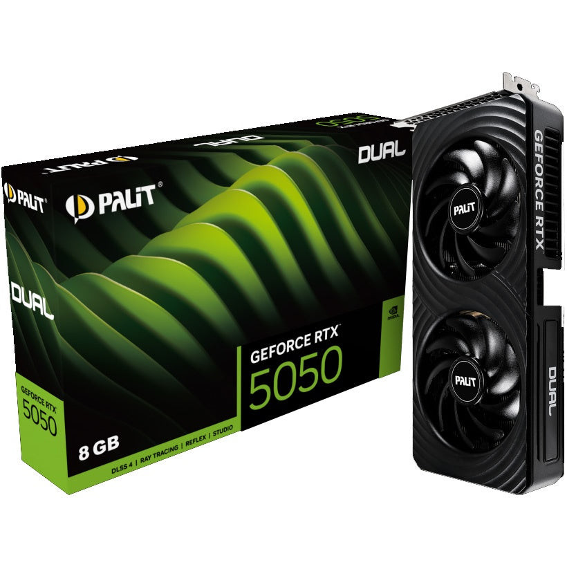 Tarjeta de Video Palit RTX 5050 Dual OC 8GB GDDR6