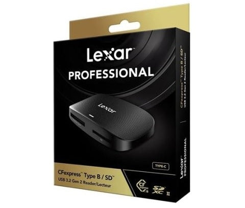 Lector de memoria Lexar Professional RW520 CFexpress Tipo B y SD